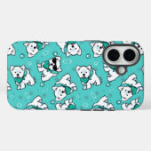 KiniArt Cutieface Westies Case-Mate iPhone Hülle (Rückseite (Horizontal))