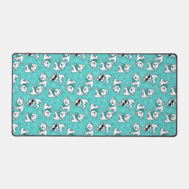 KiniArt Cutieface Westies Desk Mat Schreibtischunterlage