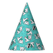 KiniArt Cutieface Westies Partyhütchen (Links)