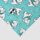 KiniArt Cutieface Westies Seidenpapier (Ausschnitt)