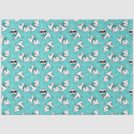 KiniArt Cutieface Westies Seidenpapier