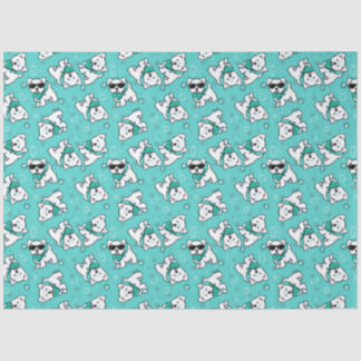 KiniArt Cutieface Westies Seidenpapier