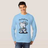 KiniArt Delighted Westie T-Shirt (Vorne ganz)