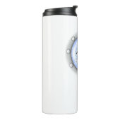 KiniArt Diving Westie Porthole Thermosbecher (Nach links gedreht)