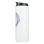 KiniArt Diving Westie Porthole Thermosbecher (Nach rechts gedreht)