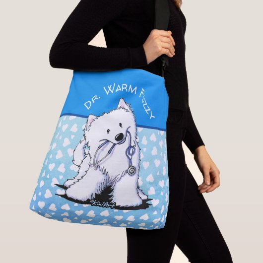 KiniArt Doctor Samoyed Tragetaschen Mit Langen Trägern (Von Nahem)