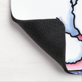 KiniArt Dog Tired Bichon Mousepad (Ecke)