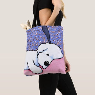 KiniArt Dog Tired Bichon Tasche