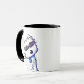 KiniArt Doggles Westie Tasse (Vorderseite Links)