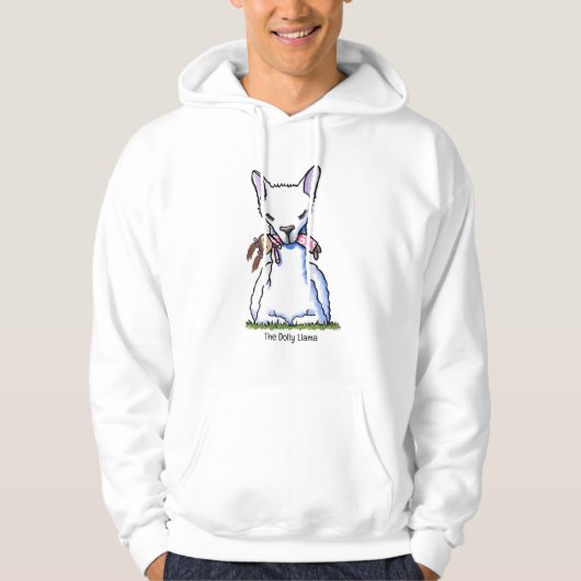 KiniArt Dolly Llama Hoodie (Vorderseite)
