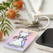 KiniArt Dolly Llama Schlüsselanhänger (Vorderseite rechts)