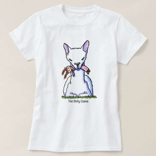 KiniArt Dolly Llama T-Shirt (Design vorne)