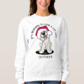 KiniArt Doodle Christmas Sweatshirt (Vorderseite)