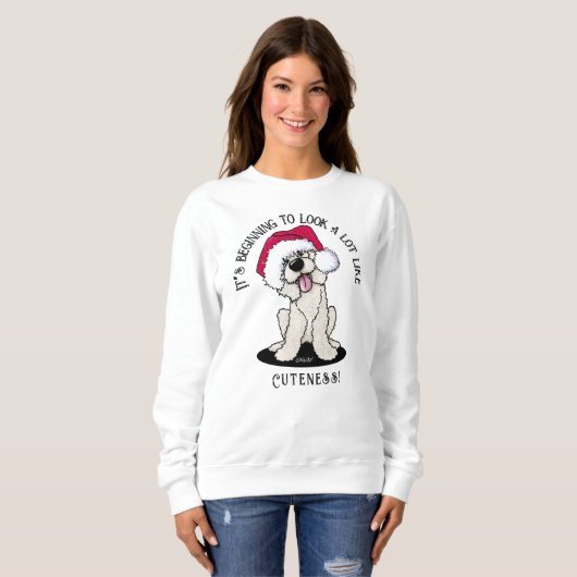KiniArt Doodle Christmas Sweatshirt (Vorne ganz)