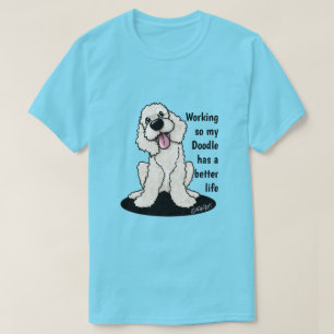 KiniArt Doodle Dog T - Shirt
