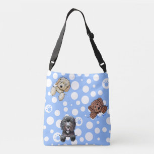 KiniArt Doodle Hunde Tasche