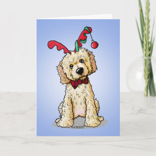 KiniArt DoodleMoji Rentier Weihnachtskarte Karte