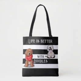 KiniArt DoodleMoji Tote Bag Tasche