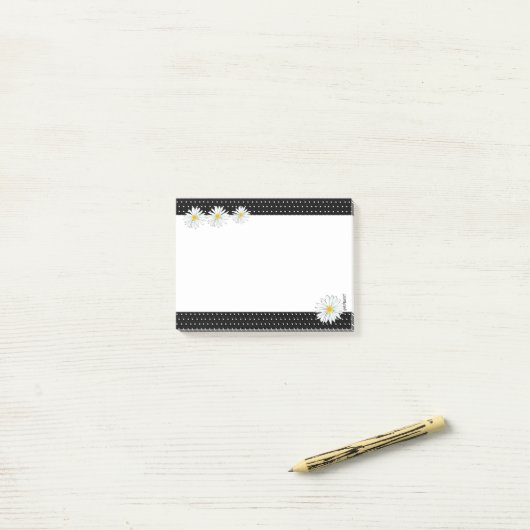 KiniArt Dots und Daisis Post-it Klebezettel (Auf Schreibtisch)