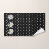 KiniArt Dotted Daisy Badhandtuch Set (Handtuch)