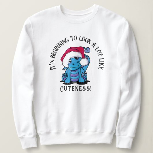 KiniArt Dragon Christmas Sweatshirt (Design vorne)