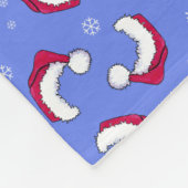 KiniArt Elephant Christmas Fleece Blanket (Ecke)