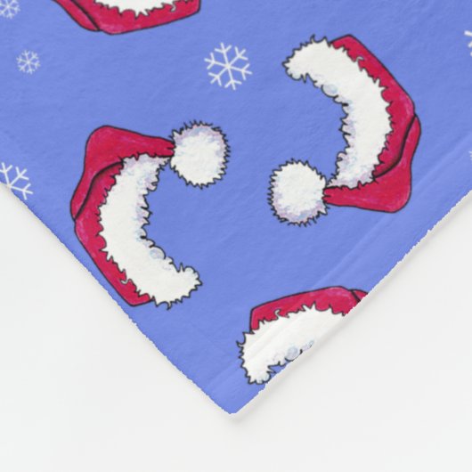 KiniArt Elephant Christmas Fleece Blanket (Ecke)