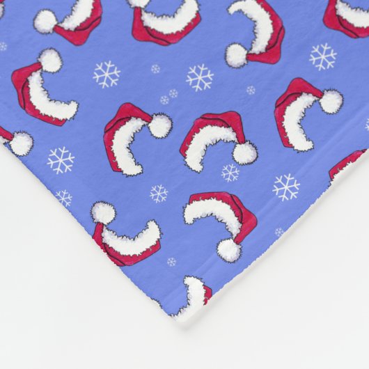 KiniArt Elephant Christmas Fleece Blanket (Ecke)