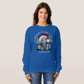 KiniArt Elephant Christmas Sweatshirt (Vorne ganz)