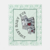 KiniArt Elephant Fleece Blanket (Vorderseite)