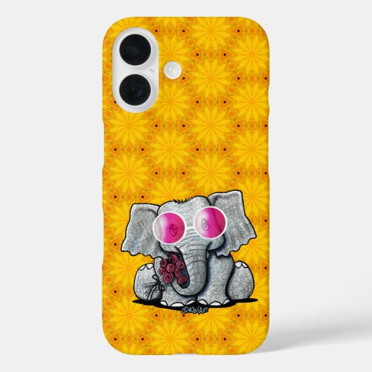 KiniArt Elephant iPhone Case-Mate iPhone Hülle (Rückseite)