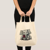 KiniArt Elephant Lebensmitteltasche Tragetasche (Vorderseite (Produkt))
