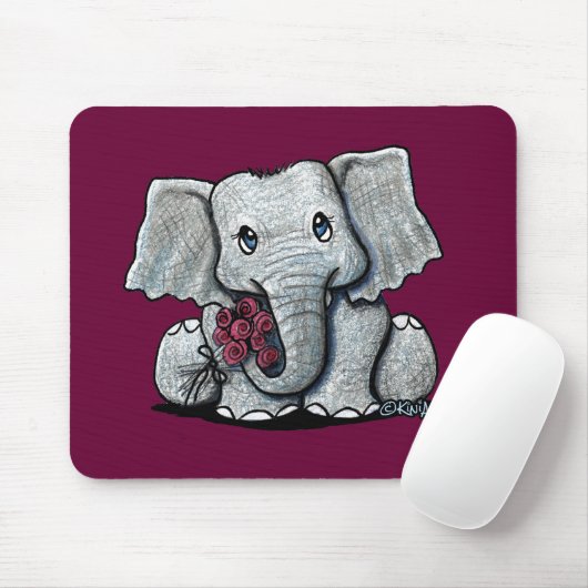 KiniArt Elephant Mousepad (Mit Mouse)