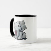 KiniArt Elephant-Tasse Tasse (Vorderseite Links)