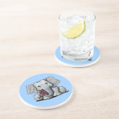 KiniArt Elephant Untersetzer (Seite)