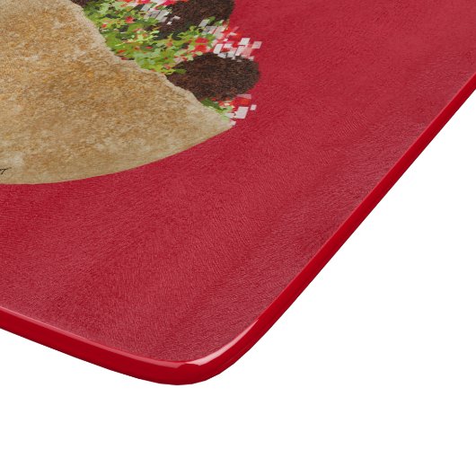 KiniArt Falafel Sandwich Schneidebrett (Ecke)