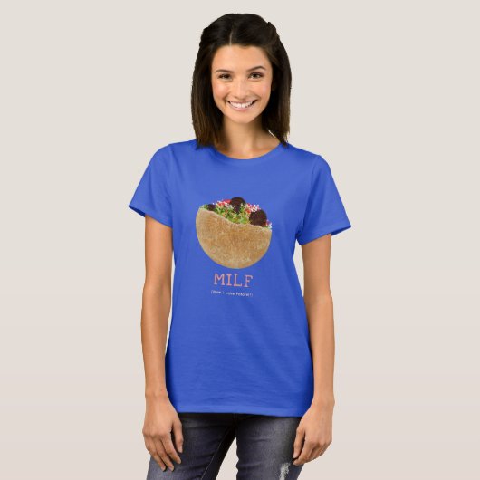 KiniArt Falafel Sandwich T - Shirt (Vorne ganz)