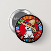 KiniArt Fiesta Westie Classic Round Button (Vorne & Hinten)