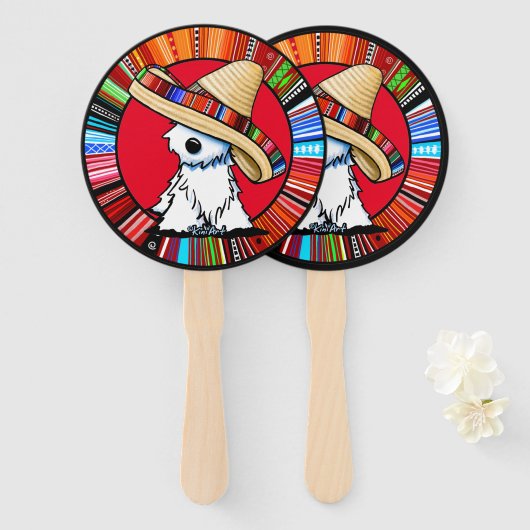 KiniArt Fiesta Westie Fächer (Vorne und Hinten)