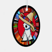 KiniArt Fiesta Westie Ornament Aus Metall (Vorderseite Rechts)