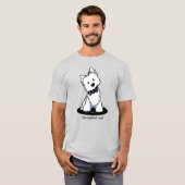 KiniArt Formal Wear Westie T - Shirt (Vorne ganz)
