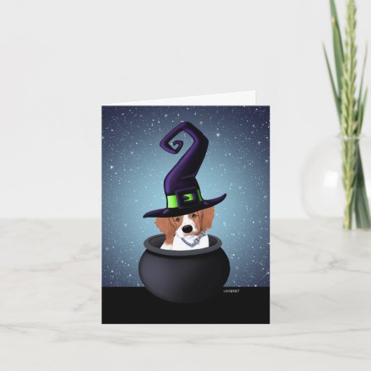 KiniArt French Bretagne Halloween Karte (Vorderseite)