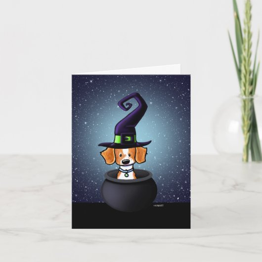 KiniArt French Bretagne Halloween Karte (Vorderseite)