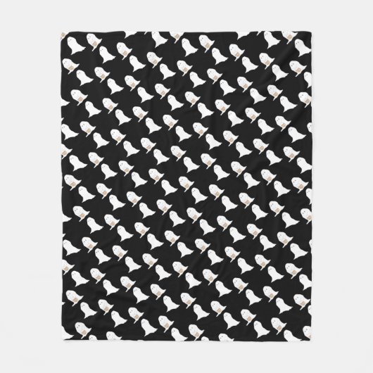 KiniArt Ghosts Fleecedecke (Vorderseite)