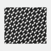 KiniArt Ghosts Fleecedecke (Vorderseite (Horizontal))