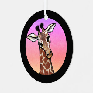 KiniArt Giraffenliebhaber Ornament Aus Metall