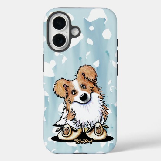 KiniArt Gold Border Collie Case-Mate iPhone Hülle (Rückseite)