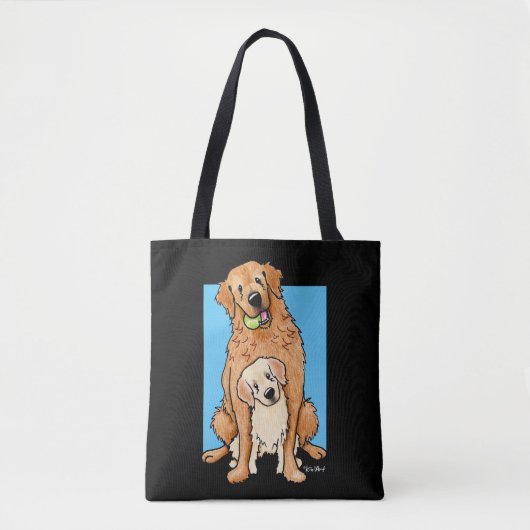 KiniArt Golden Retrievers Tasche (Vorderseite)