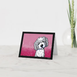 KiniArt Goldendoodle Dankeskarte