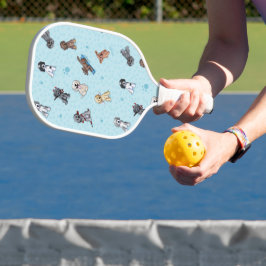 KiniArt Goldendoodle DoodleMoji Pickleball Schläger